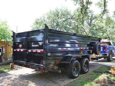 Dump Trailer - 16 Ft End