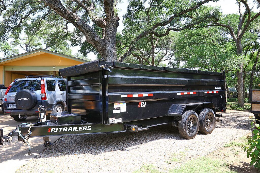 Dump Trailer - 16 Ft End