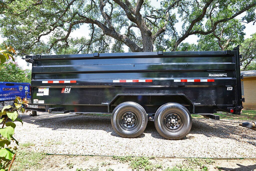 Dump Trailer - 16 Ft End