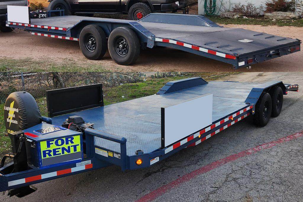 Car Hauler - 24FT Steel Deck Buggy Hauler Equipment