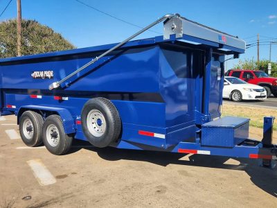 Dump Trailer - 16x7x4 w/ Automatic Tarp, Spreader Gate