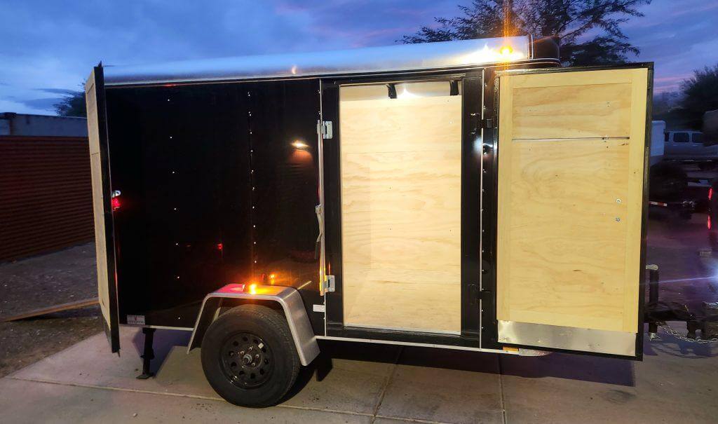 Cargo Trailer - 6x10 ft Enclosed