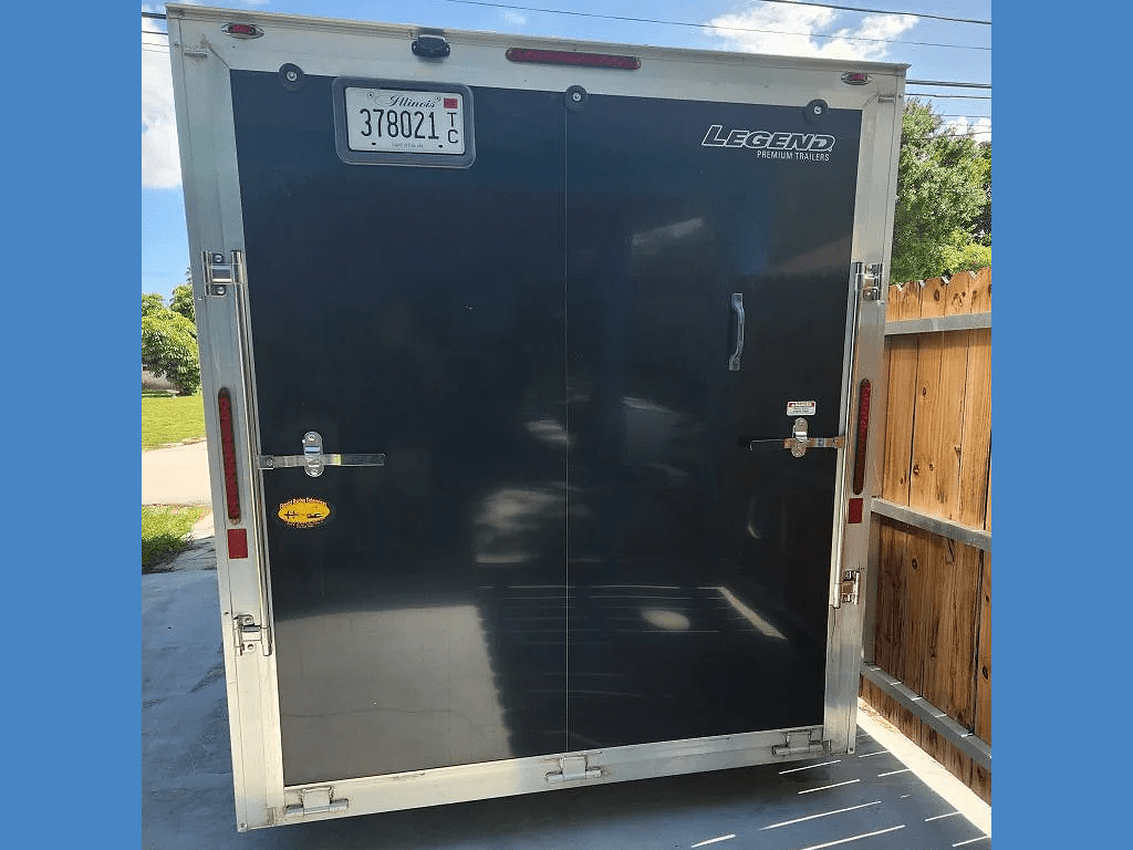 Motorcycle Trailer - 20 ft Aluminum V Nose