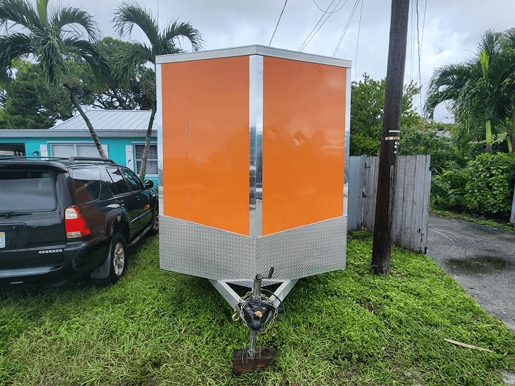 Motorcycle Trailer - 20 ft Aluminum V Nose