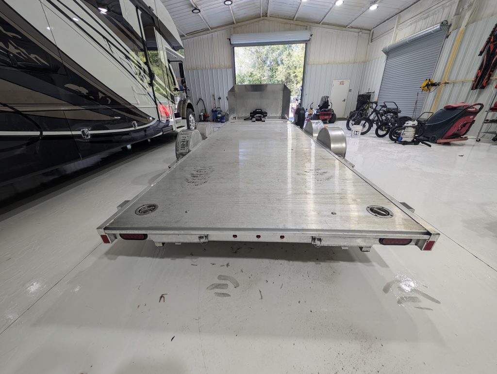 Car Hauler - Aluma 8218 Aluminum Tilt Trailer with Winch