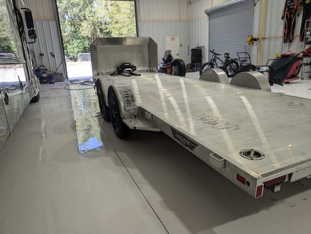 Car Hauler - Aluma 8218 Aluminum Tilt Trailer with Winch
