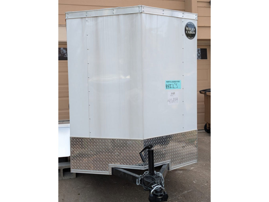 Cargo Trailer - 2025 Wells Cargo 5x8 V-Nose