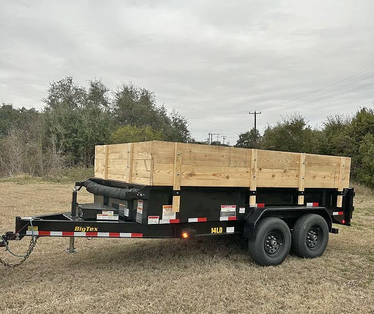 Dump Trailer - BigTex 14LD 7x14 Bumper Pull