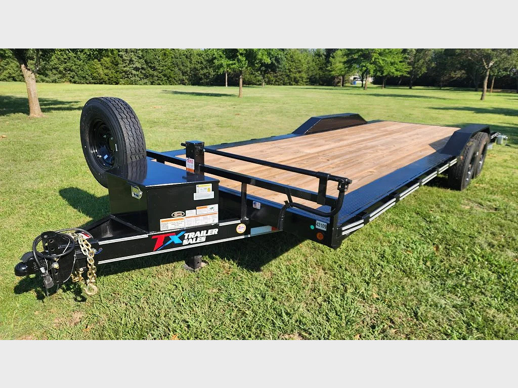24ft Flatbed Car Hauler/Equipment Trailer