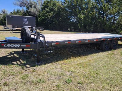 Equipment Trailer - Lamar Flatbed BP Deckover Equipment 8.5x24