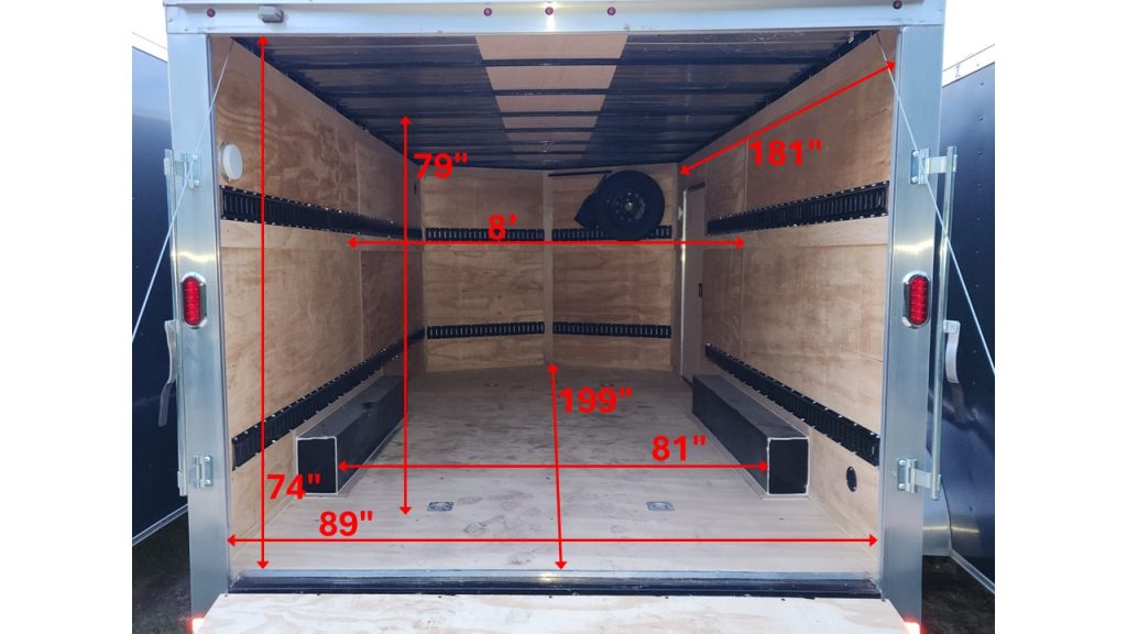 Cargo Trailer - Commander 8x16x6.5 Enclosed