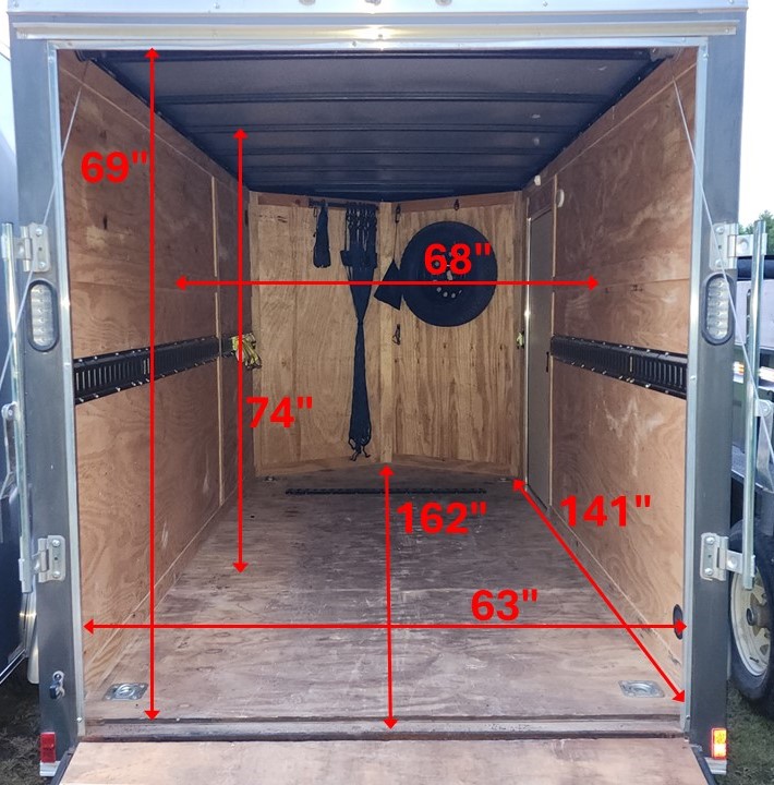 Cargo Trailer - 6x12 Rock Solid Enclosed