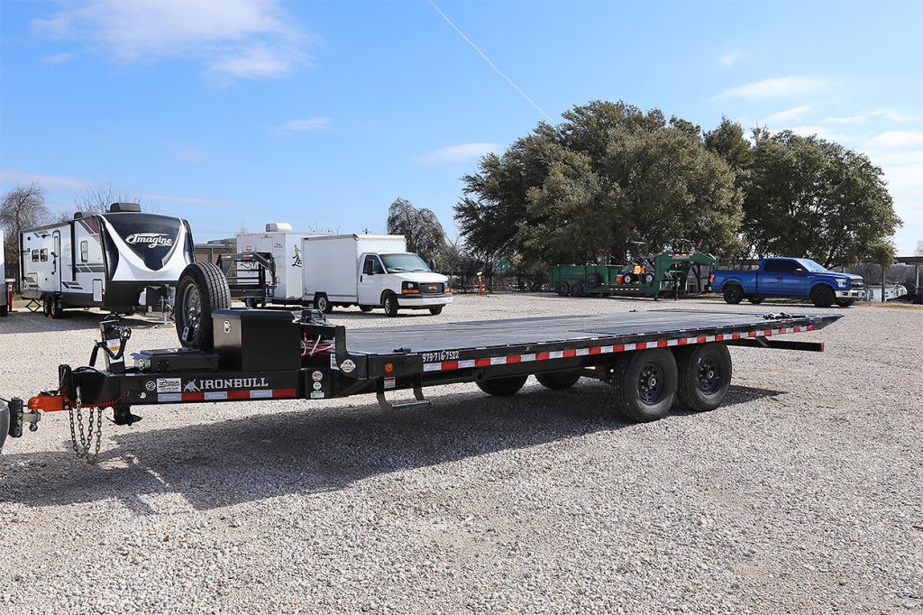 Equipment Trailer - Hydraulic Tilt Deck Trailer with Winch