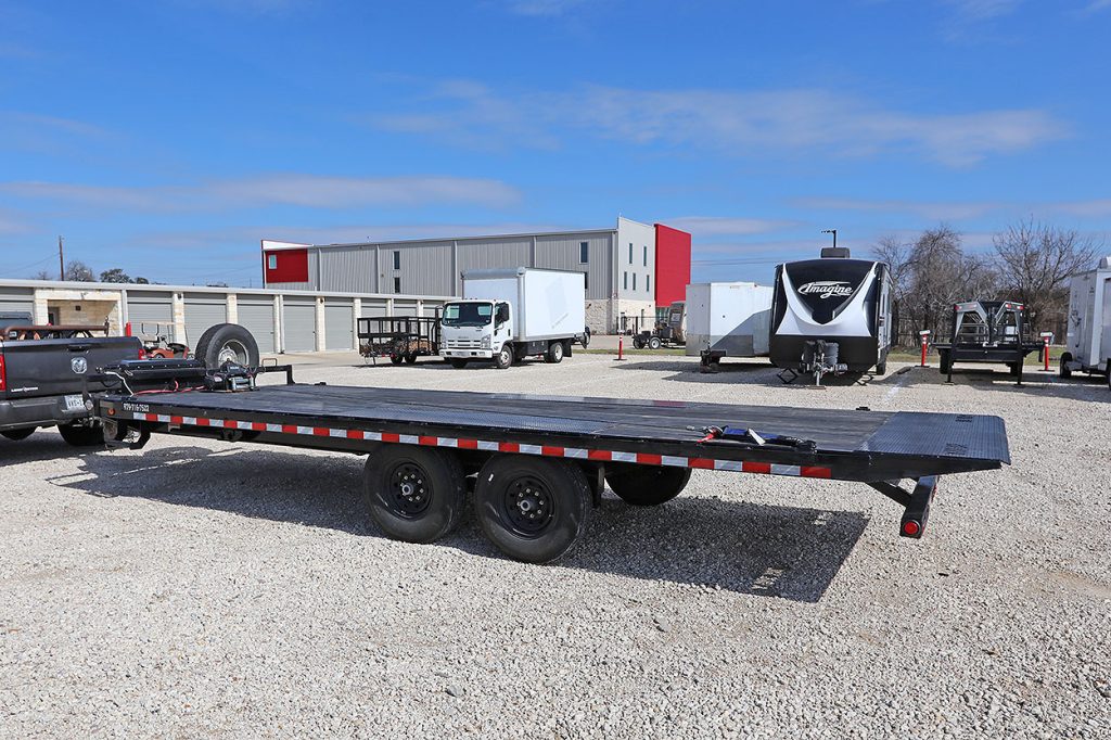 Equipment Trailer - Hydraulic Tilt Deck Trailer with Winch