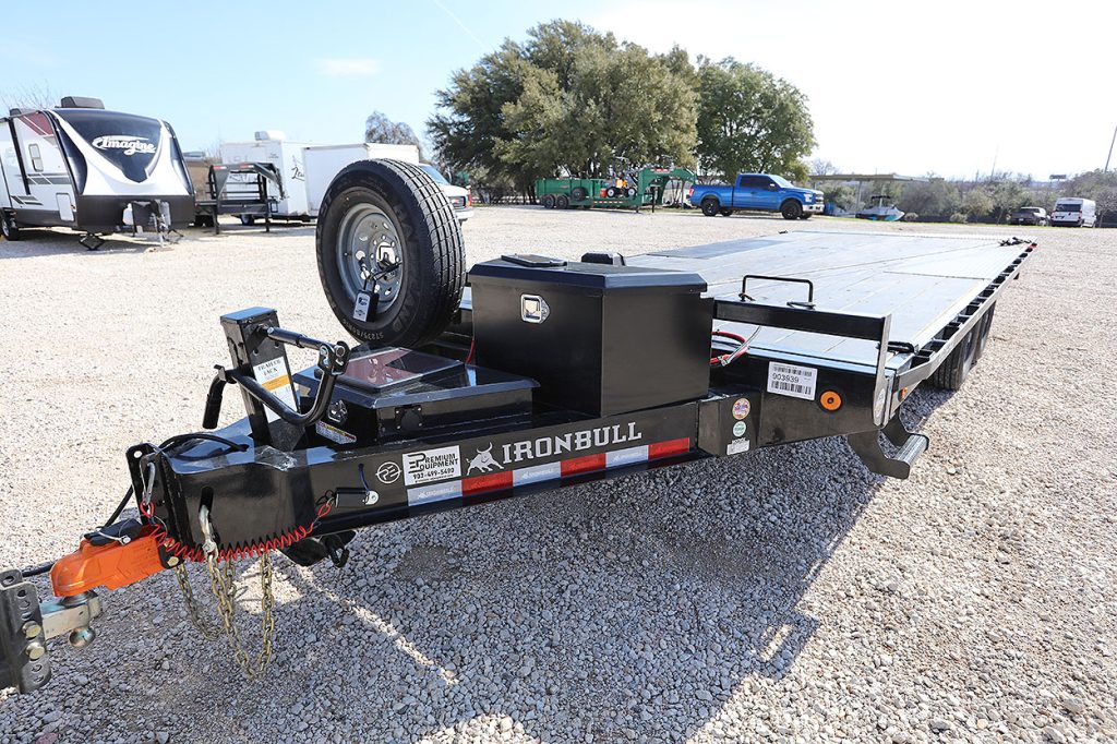 Equipment Trailer - Hydraulic Tilt Deck Trailer with Winch