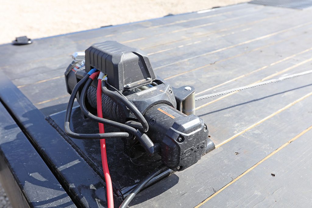 Equipment Trailer - Hydraulic Tilt Deck Trailer with Winch