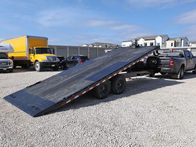 Equipment Trailer - Hydraulic Tilt Deck Trailer with Winch