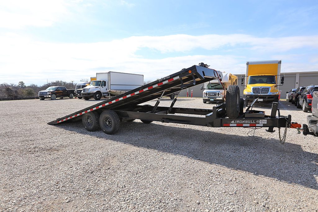 Equipment Trailer - Hydraulic Tilt Deck Trailer with Winch