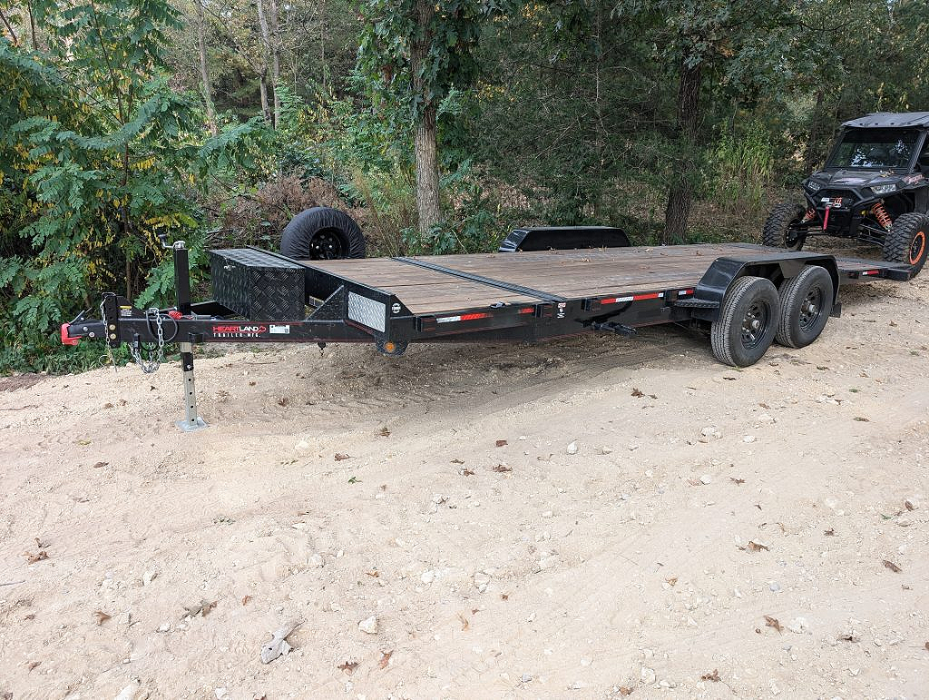 22' Flatbed Tilt Trailer