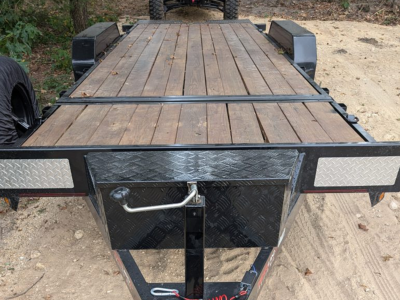 22' Flatbed Tilt Trailer