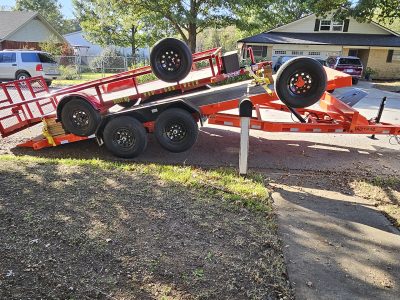 20' x 83" HYDROLIC TILT CAR/EQUIPMENT TRAILER