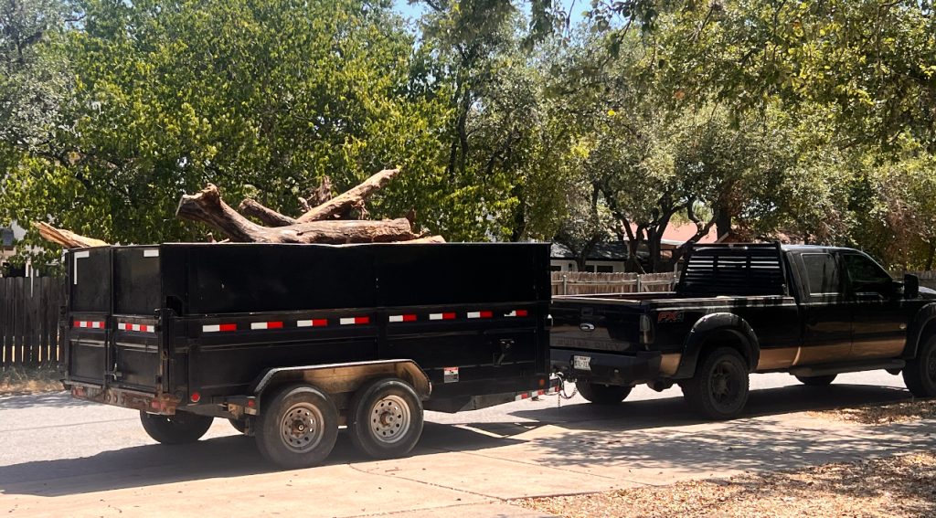 Tounge Haul 14' Dump Trailer