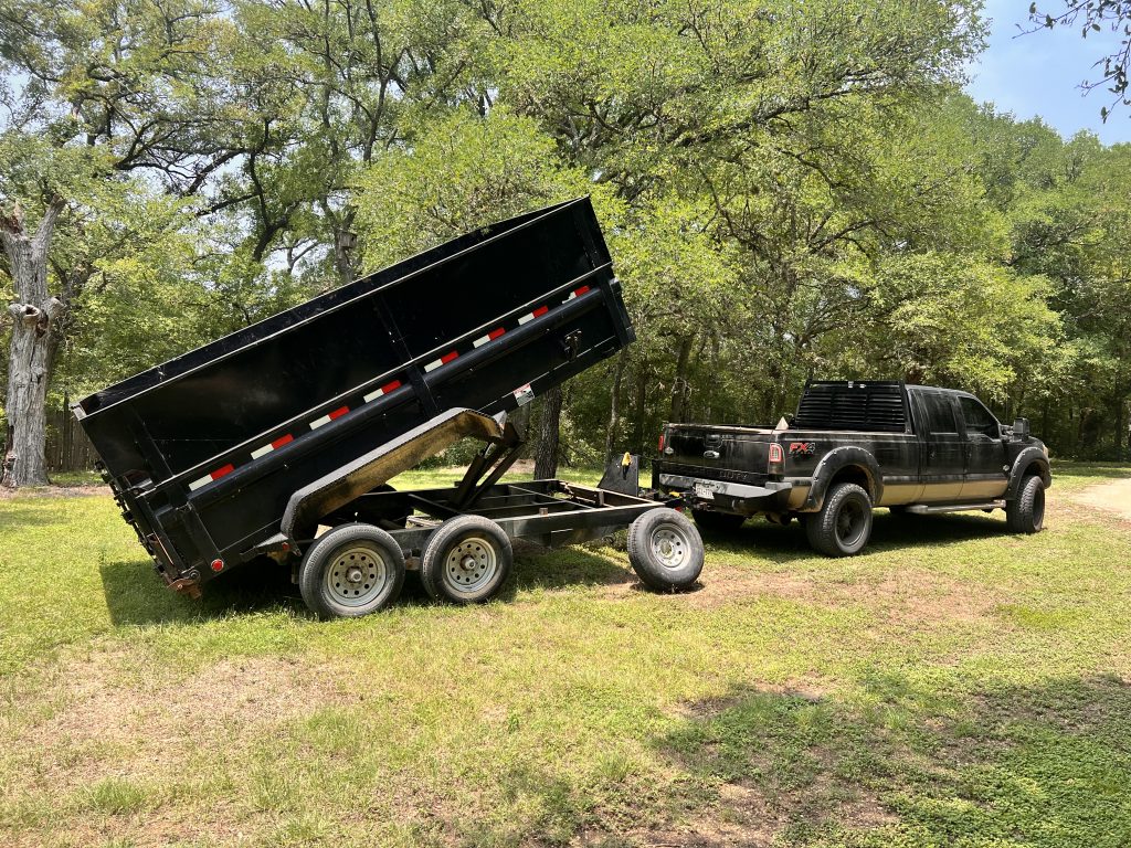 Tounge Haul 14' Dump Trailer