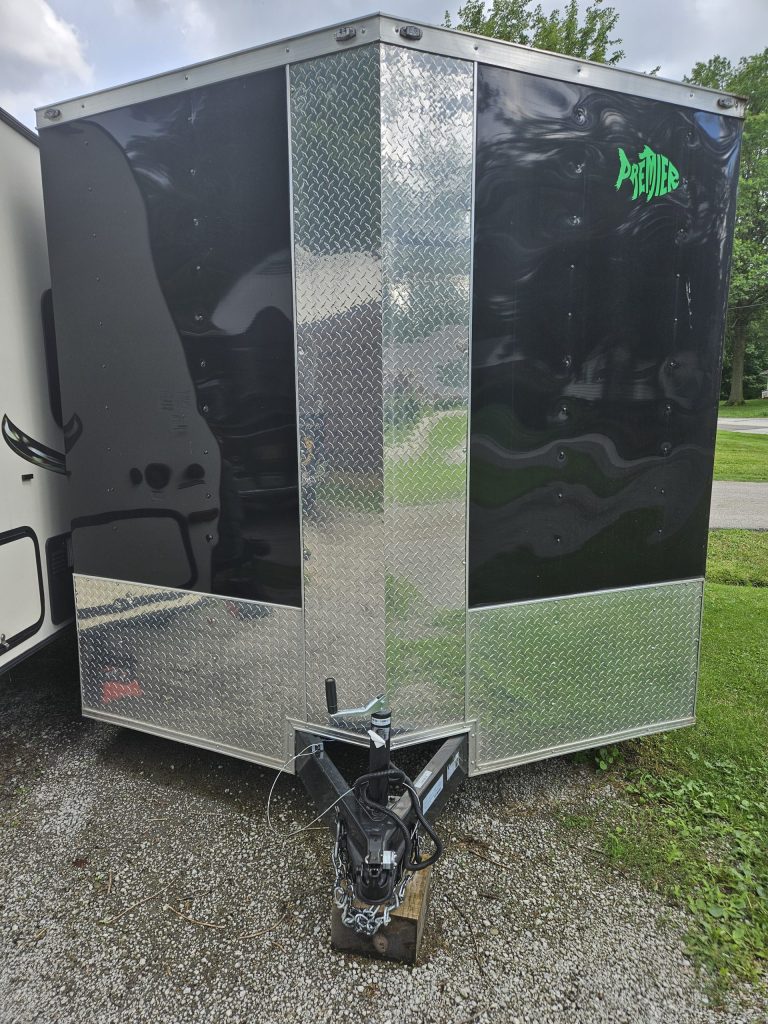 New 18' Enclosed Car Hauler Box Trailer