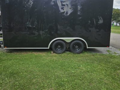 New 18' Enclosed Car Hauler Box Trailer