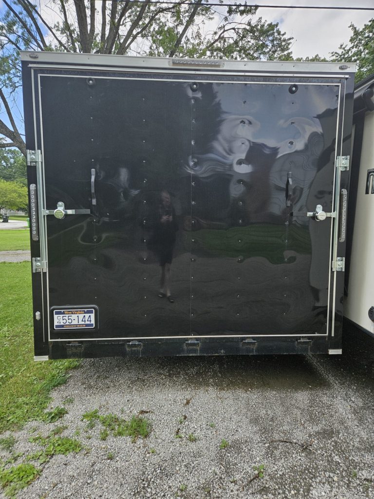 New 18' Enclosed Car Hauler Box Trailer