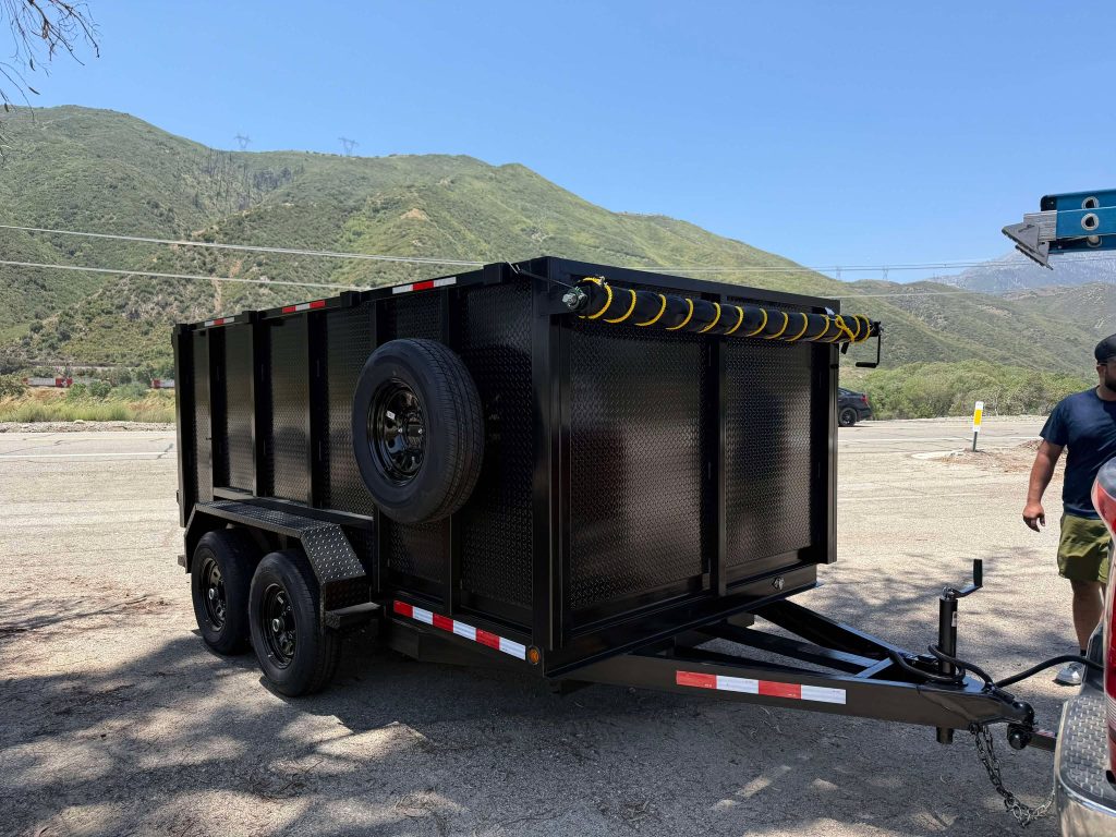 6.5×12 Hydraulic Dump Trailer for Rent – Bakersfield, CA 93312