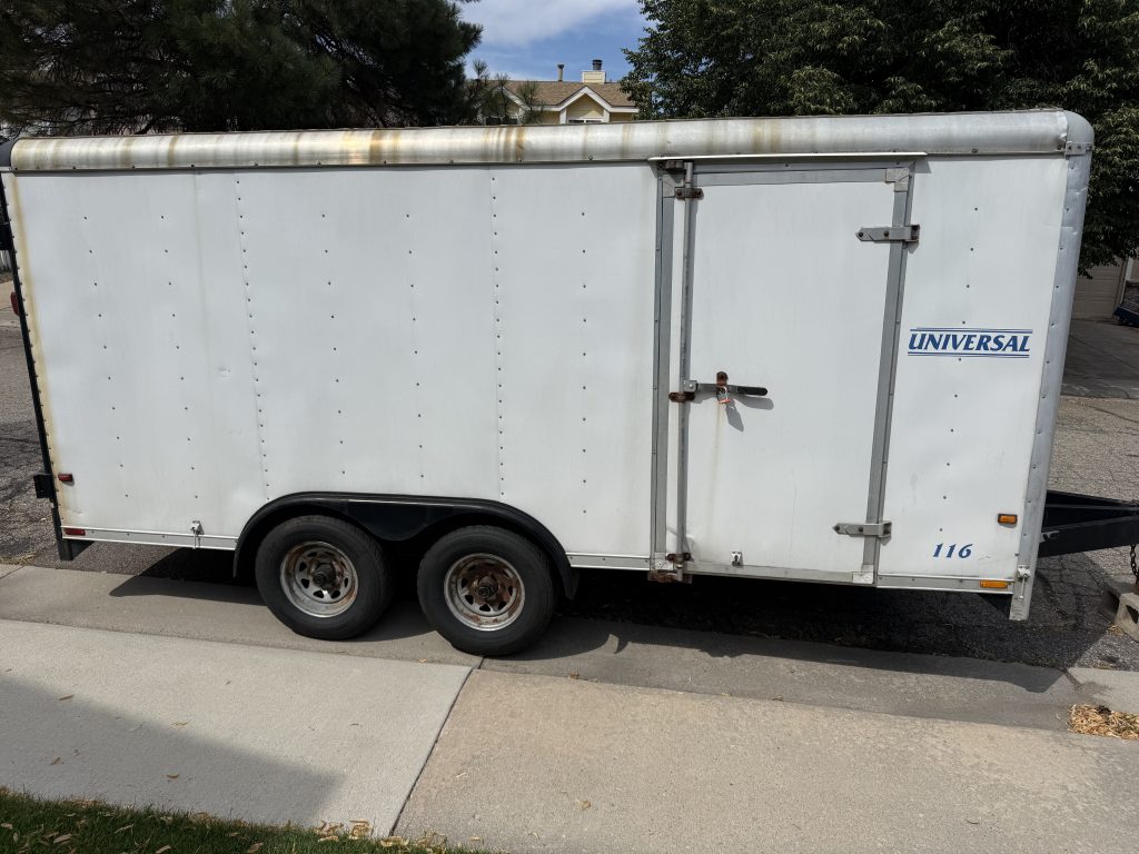 7 X 16 Wells Cargo Fast Trac Enclosed Trailer with Electric Brakes