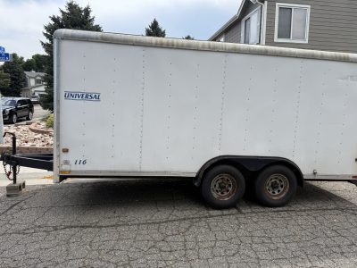 7 X 16 Wells Cargo Fast Trac Enclosed Trailer with Electric Brakes