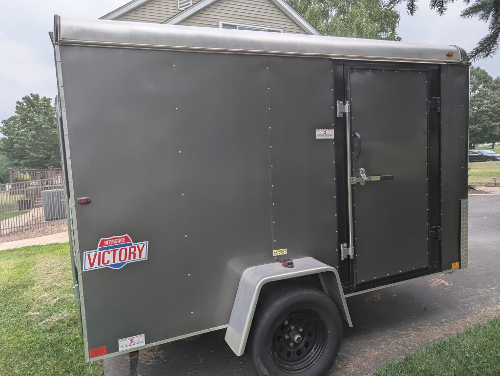 6 X 10 Enclosed Utility Trailer