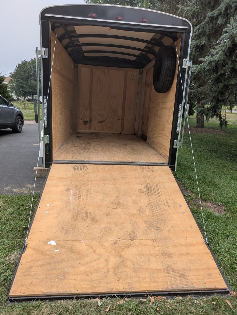 6 X 10 Enclosed Utility Trailer