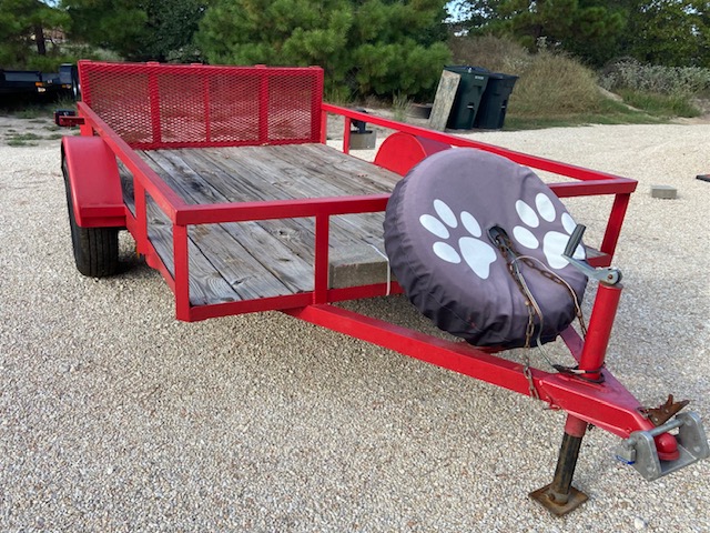 6x10 Utility, drop rear loading ramp