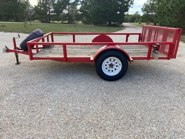 6x10 Utility, drop rear loading ramp