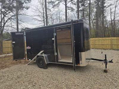 6x12 Enclosed 2024 Trailer with Hitch