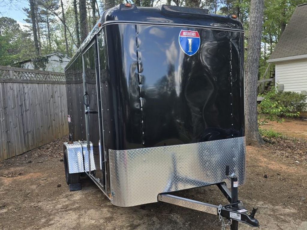 6x12 Enclosed 2024 Trailer with Hitch