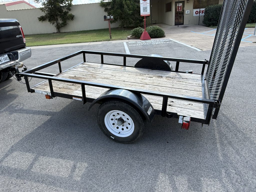5×8 Utility Trailer with Ramp Gate