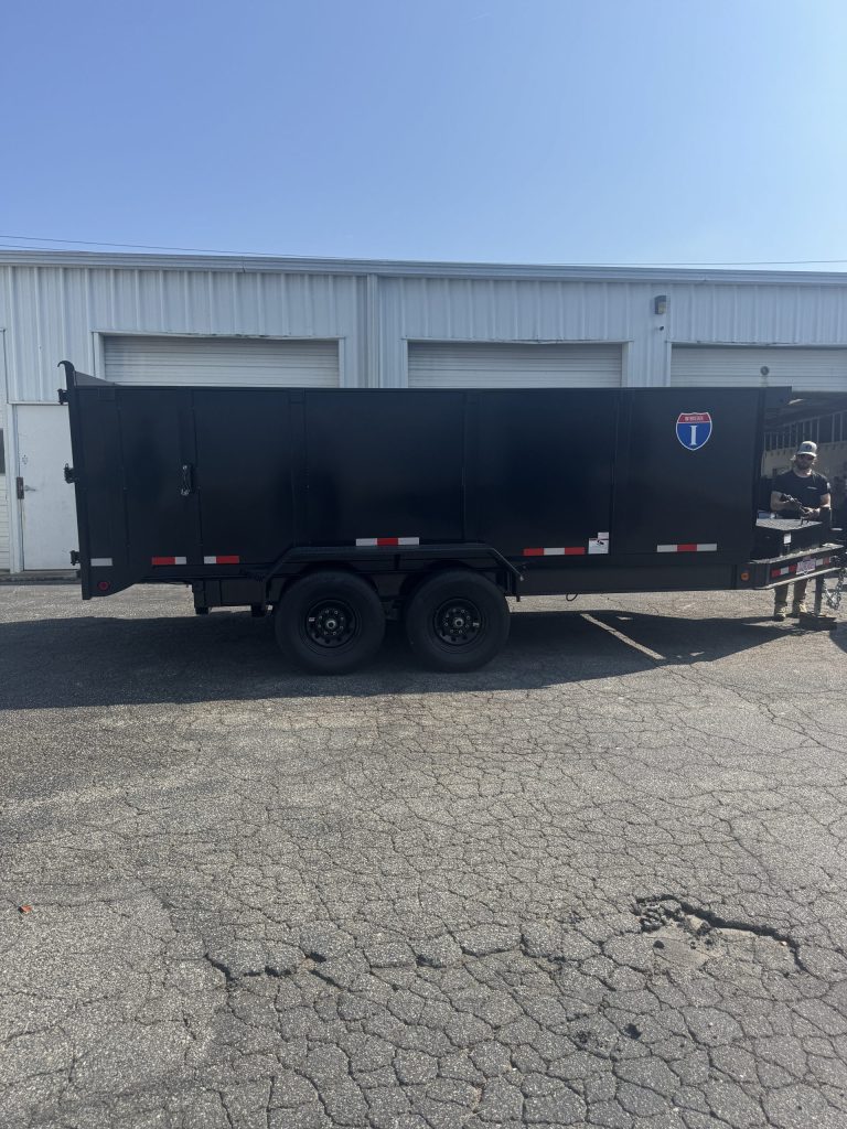 7 X 16 Interstate LoadRunner Bumper Pull Dump Trailer