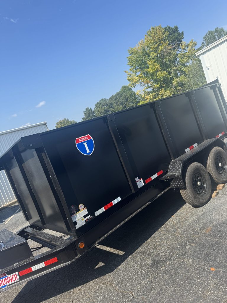 7 X 16 Interstate LoadRunner Bumper Pull Dump Trailer