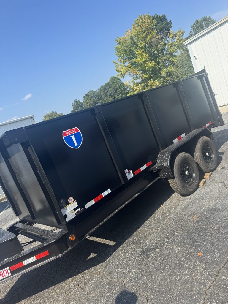 7 X 16 Interstate LoadRunner Bumper Pull Dump Trailer