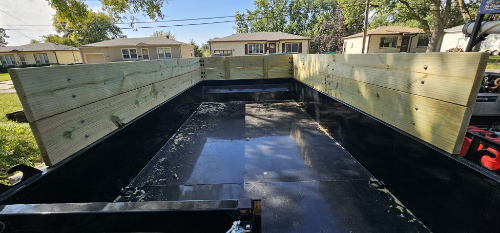 12' 10k RawMaxx Dump trailer
