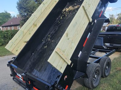 12' 10k RawMaxx Dump trailer