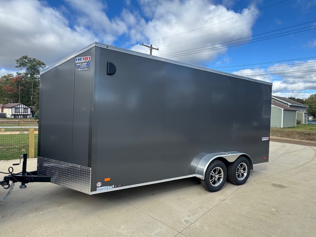 2025 Bravo 7x16 Enclosed Cargo Trailer - 7' Interior Height, E-Track