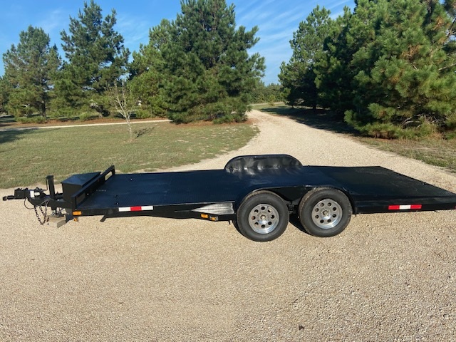 18ft Dovetail Car Hauler with Slide-In Ramps