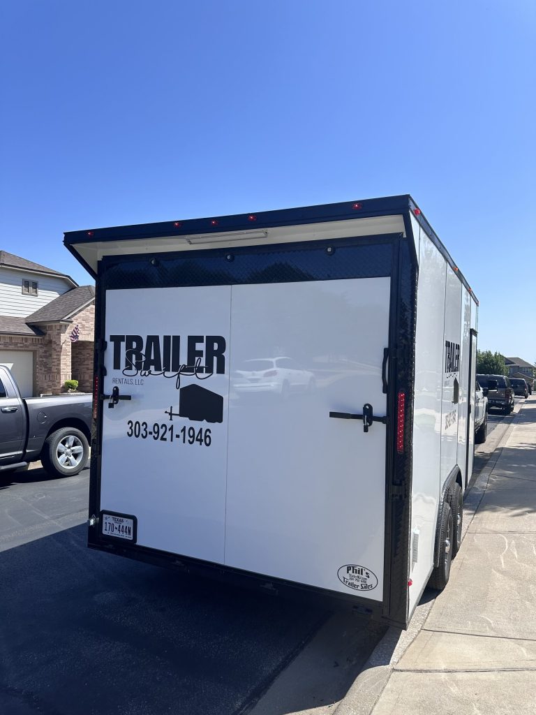 16' x 8.5' Enclosed Car Hauler (With Straps & E-Tracks)