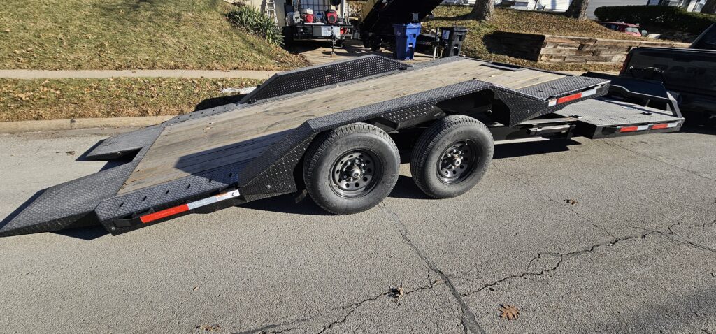 2025 RawMaxx 102x22 Tilt Deck Car Hauler