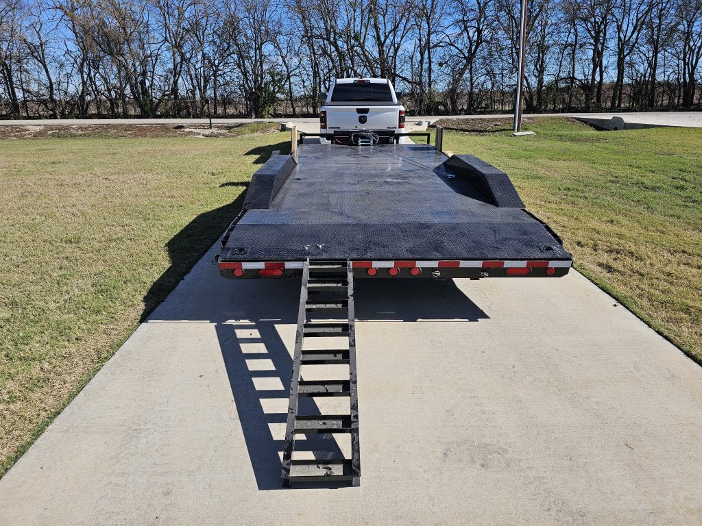 20ft Superwide Flatbed Car Hauler With Winch